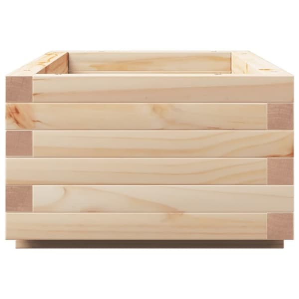 vidaXL plantekasse 90x40x26,5 cm massivt fyrretræ