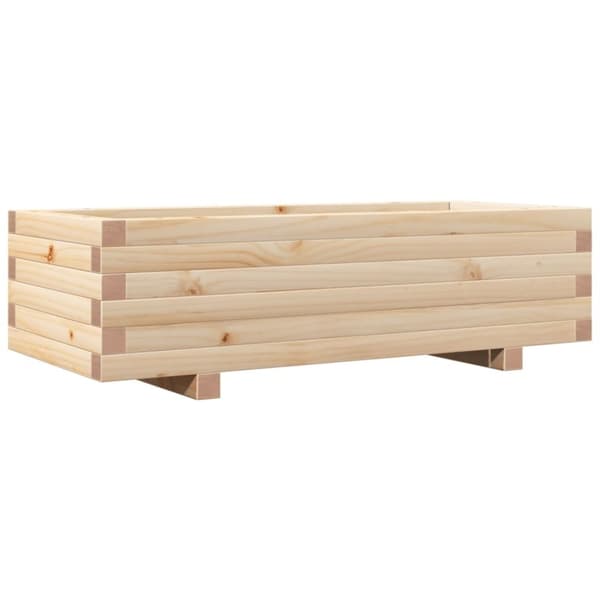 vidaXL plantekasse 90x40x26,5 cm massivt fyrretræ