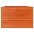 Miniatyrbilde 4 av 10: vidaXL Plantekasse voksbrun 70x70x45,5 cm heltre furu
