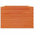 Miniatyrbilde 5 av 10: vidaXL Plantekasse voksbrun 70x70x45,5 cm heltre furu