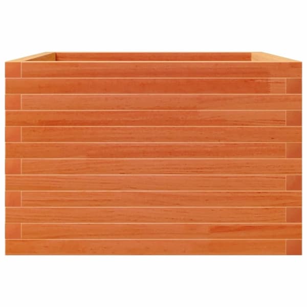 vidaXL Plantekasse voksbrun 70x70x45,5 cm heltre furu