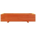 Miniatyrbilde 4 av 10: vidaXL Plantekasse voksbrun 110x60x26,5 cm heltre furu