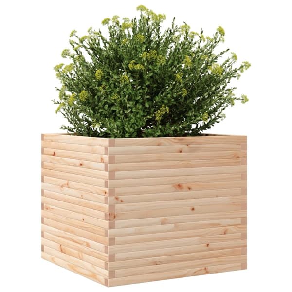 vidaXL Plantekasse 80x80x68,5 cm heltre furu