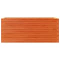 Miniatyrbilde 4 av 10: vidaXL Plantekasse voksbrun 110x40x46 cm heltre furu