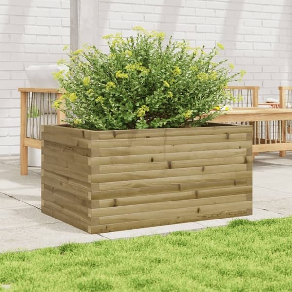 vidaXL plantekasse 90x60x46 cm imprægneret fyrretræ