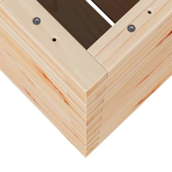 vidaXL plantekasse 90x60x72,5 cm massivt fyrretræ