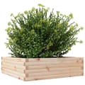 Miniatyrbilde 3 av 10: vidaXL Hageplantekasse 80x80x23 cm heltre furu