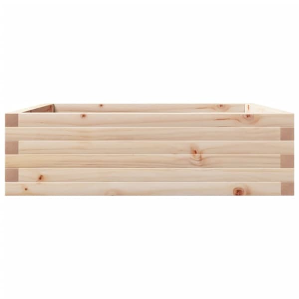 vidaXL Hageplantekasse 80x80x23 cm heltre furu