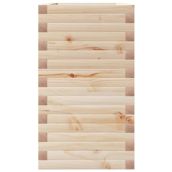 vidaXL Odlingslåda 90x40x72,5 cm massivt furuträ