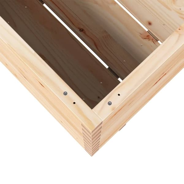 vidaXL Odlingslåda 90x40x72,5 cm massivt furuträ