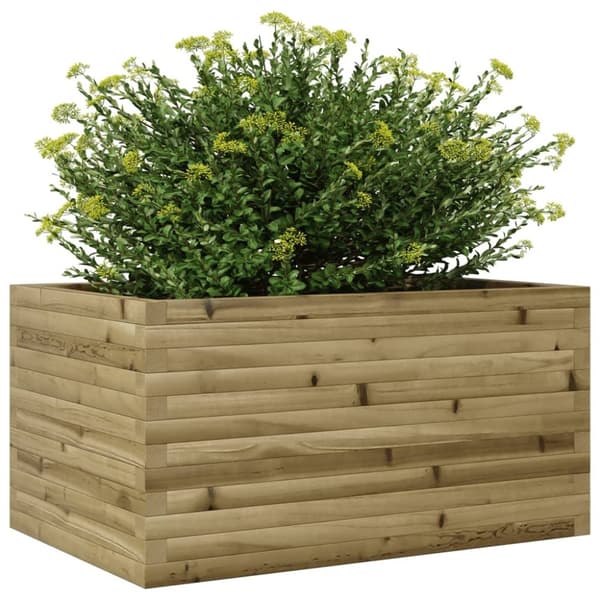 vidaXL Odlingslåda 90x60x46 cm impregnerat furu