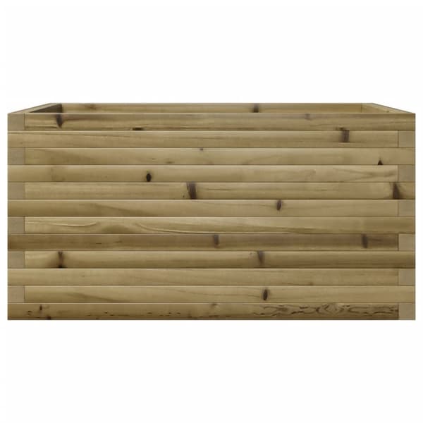 vidaXL Odlingslåda 90x60x46 cm impregnerat furu