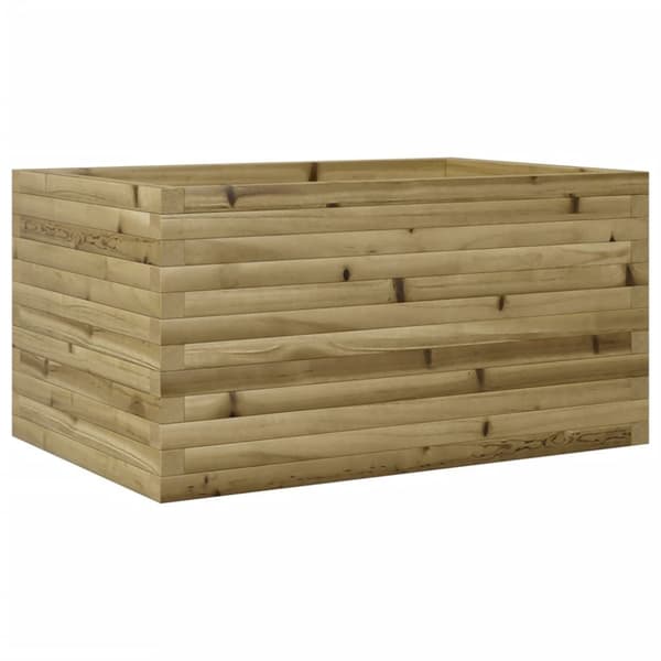 vidaXL Odlingslåda 90x60x46 cm impregnerat furu