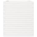 Miniatyrbilde 7 av 11: vidaXL Plantekasse hvit 90x60x68,5 cm heltre furu