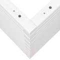 Miniatyrbilde 9 av 11: vidaXL Plantekasse hvit 90x60x68,5 cm heltre furu
