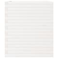 Miniatyrbilde 6 av 11: vidaXL Plantekasse hvit 60x60x68,5 cm heltre furu