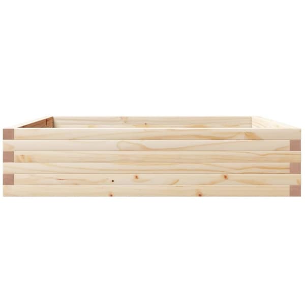 vidaXL Hageplantekasse 100x100x23 cm heltre furu