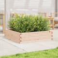 Miniatyrbilde 4 av 11: vidaXL Plantekasse 90x90x23 cm heltre furu