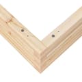 Miniatyrbilde 9 av 11: vidaXL Plantekasse 90x90x23 cm heltre furu