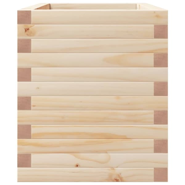 vidaXL Odlingslåda 70x40x49,5 cm massivt furuträ