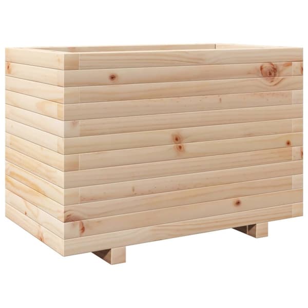 vidaXL Odlingslåda 70x40x49,5 cm massivt furuträ
