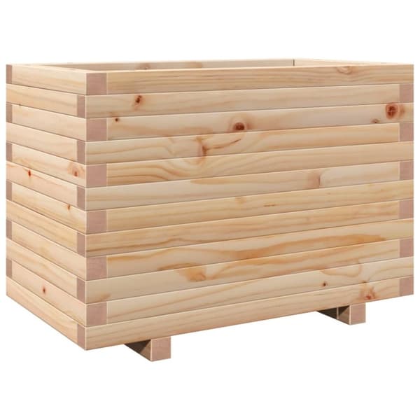 vidaXL Odlingslåda 70x40x49,5 cm massivt furuträ