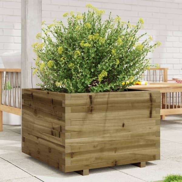 vidaXL plantekasse 70x70x49,5 cm imprægneret fyrretræ