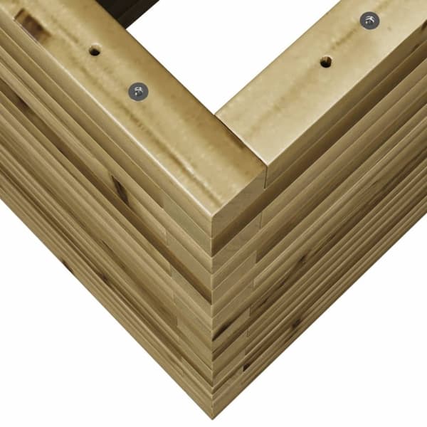 vidaXL plantekasse 90x40x68,5 cm imprægneret fyrretræ
