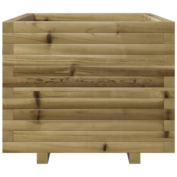 vidaXL Plantekasse 60x60x49,5 cm impregnert furu