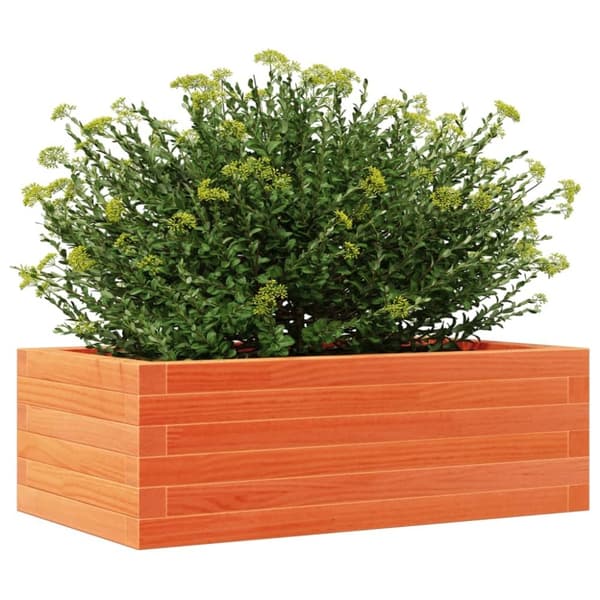 vidaXL Plantekasse hvit 70x40x23 cm heltre furu