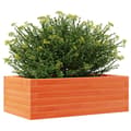 Miniatyrbilde 3 av 10: vidaXL Plantekasse hvit 70x40x23 cm heltre furu