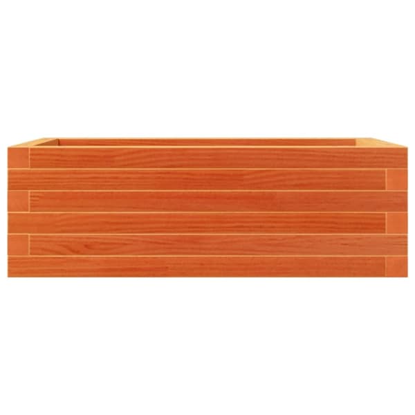 vidaXL Plantekasse hvit 70x40x23 cm heltre furu