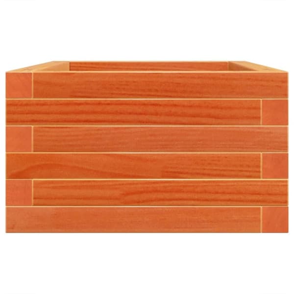 vidaXL Plantekasse hvit 70x40x23 cm heltre furu