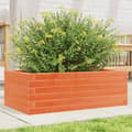 Miniatyrbilde 10 av 10: vidaXL Plantekasse hvit 70x40x23 cm heltre furu