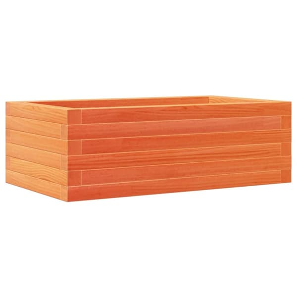 vidaXL Plantekasse hvit 70x40x23 cm heltre furu