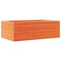 Miniatyrbilde 1 av 10: vidaXL Plantekasse hvit 70x40x23 cm heltre furu