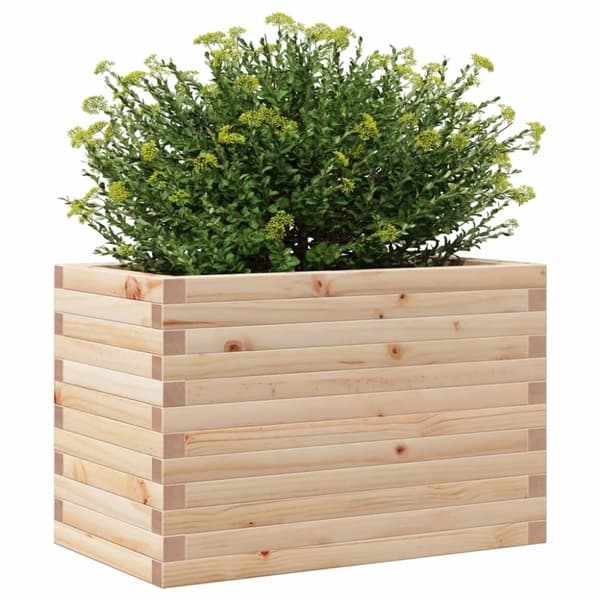vidaXL Plantekasse 70x40x46 cm heltre furu