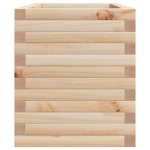 vidaXL Plantekasse 70x40x46 cm heltre furu