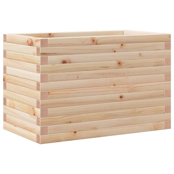 vidaXL Plantekasse 70x40x46 cm heltre furu