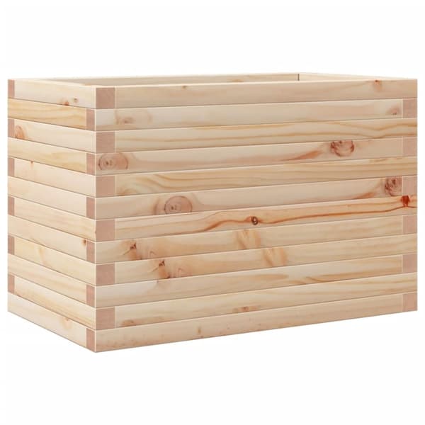 vidaXL Plantekasse 70x40x46 cm heltre furu