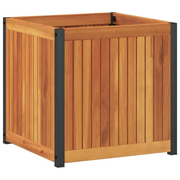 vidaXL Plantekasse 45x45x44 cm helte akasie