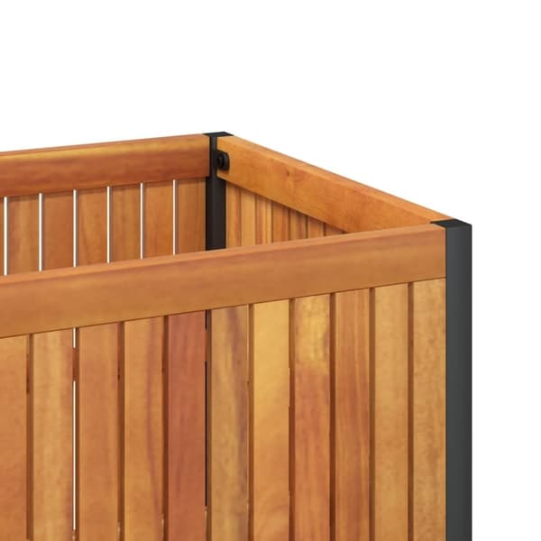 vidaXL Plantekasse 45x45x44 cm helte akasie