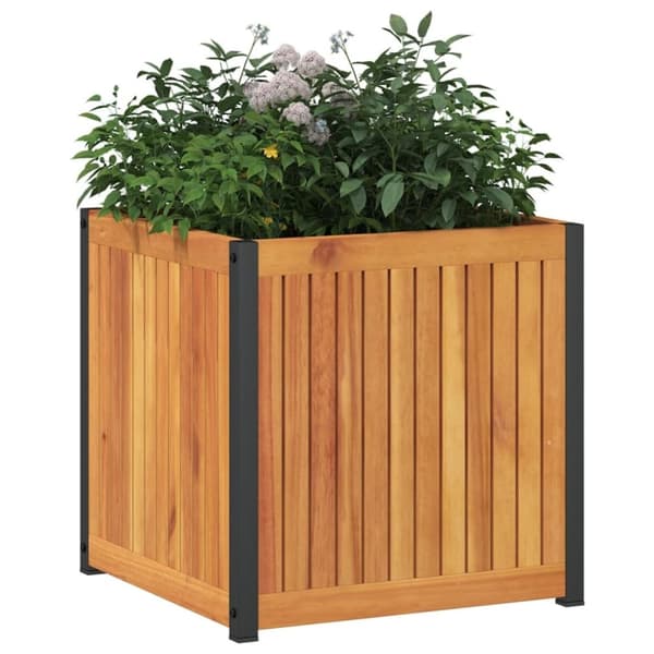 vidaXL Plantekasse 45x45x44 cm helte akasie