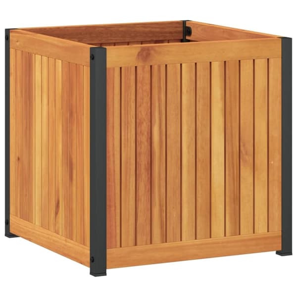 vidaXL Plantekasse 45x45x44 cm helte akasie