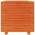 Miniatyrbilde 6 av 11: vidaXL Plantekasse voksbrun 50x50x49,5 cm heltre furu