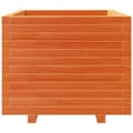 Miniatyrbilde 6 av 11: vidaXL Plantekasse voksbrun 60x60x49,5 cm heltre furu