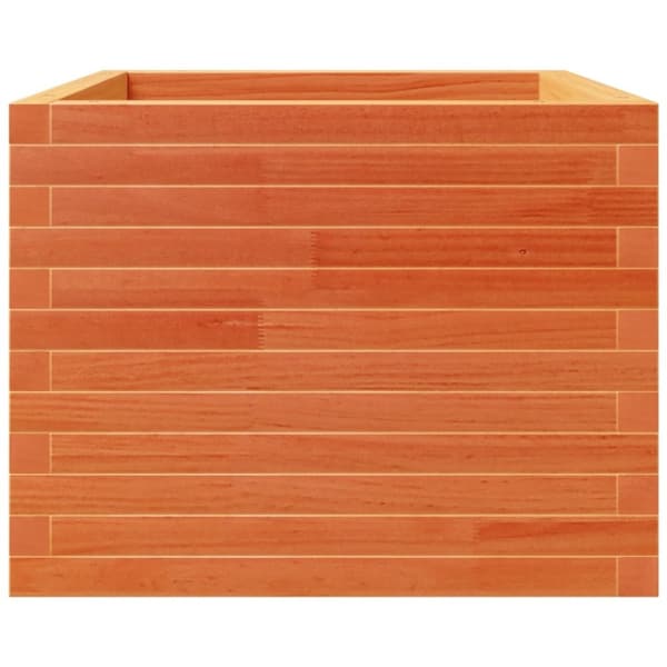 vidaXL Plantekasse voksbrun 60x60x49,5 cm heltre furu