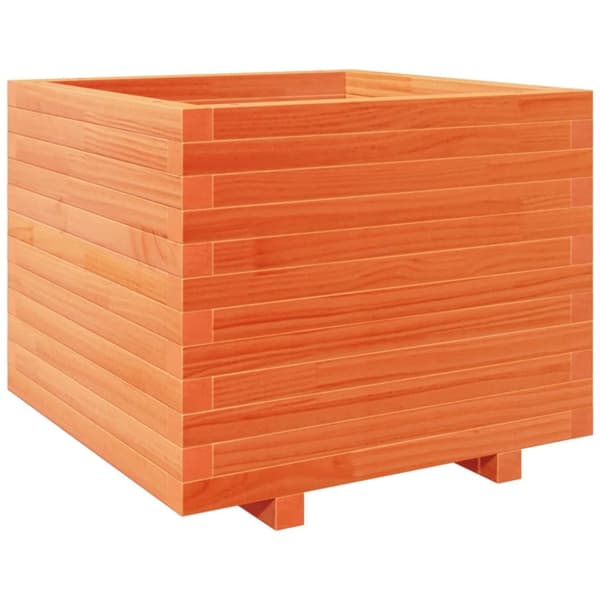 vidaXL Plantekasse voksbrun 60x60x49,5 cm heltre furu