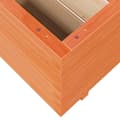 Miniatyrbilde 9 av 11: vidaXL Plantekasse voksbrun 60x60x49,5 cm heltre furu