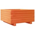 Miniatyrbilde 1 av 10: vidaXL Plantekasse voksbrun 50x50x26,5 cm heltre furu
